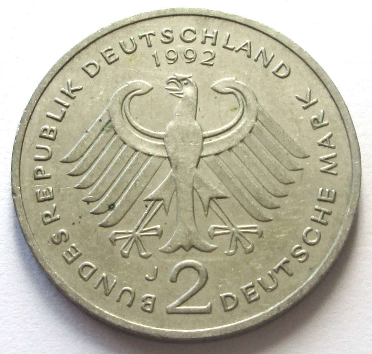 1992 Germany 2 Deutsche Mark Commemorative