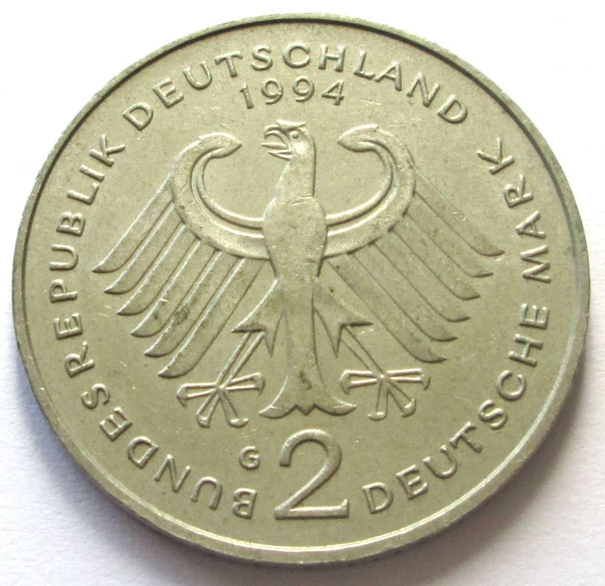 1994 Germany 2 Deutsche Mark Commemorative