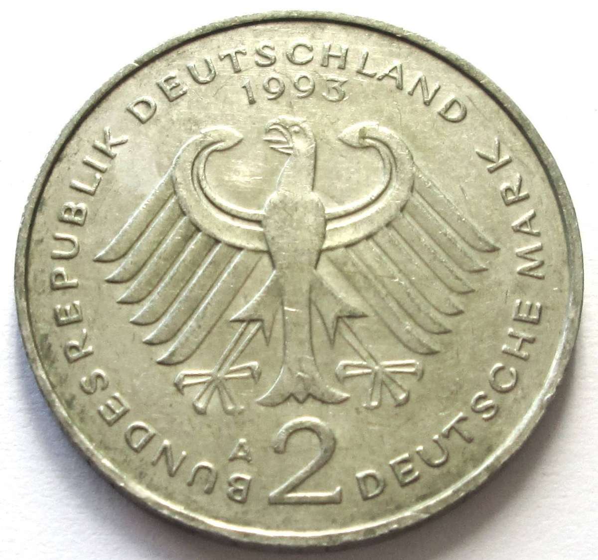 1993 Germany 2 Deutsche Mark Commemorative