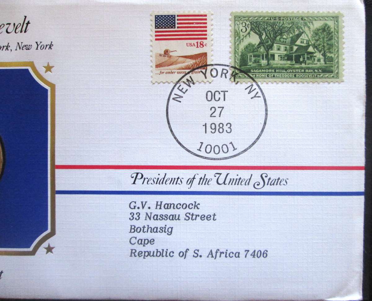 Theodore Roosevelt 26th President US Mint Presidential Medal