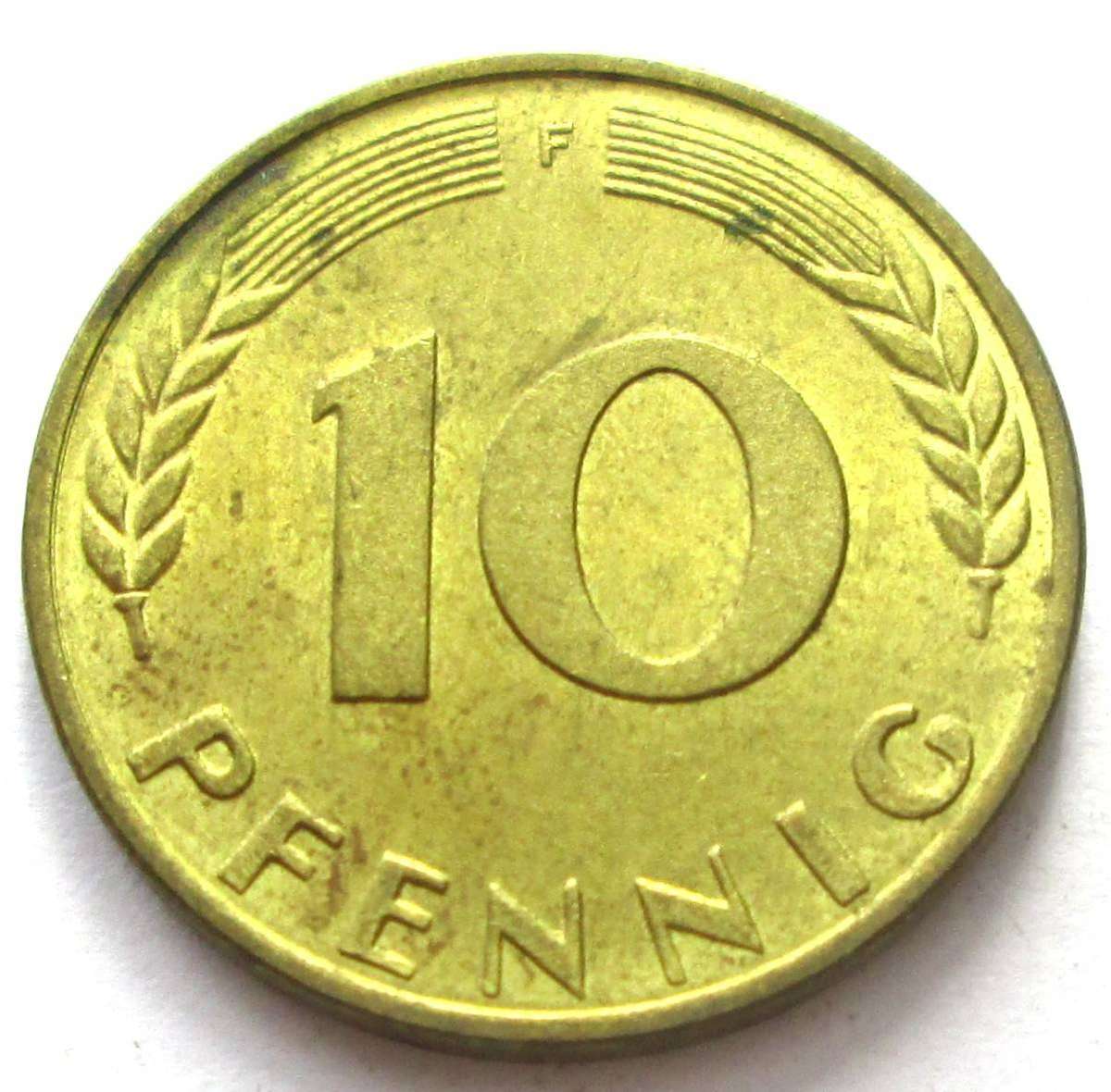 1970 Germany 10 Pfennig