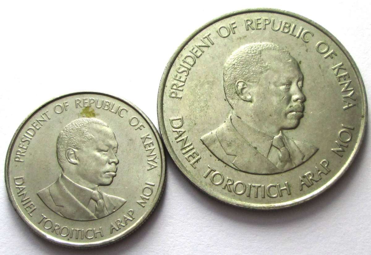 1980 Kenya 50 Cents 1 Shilling