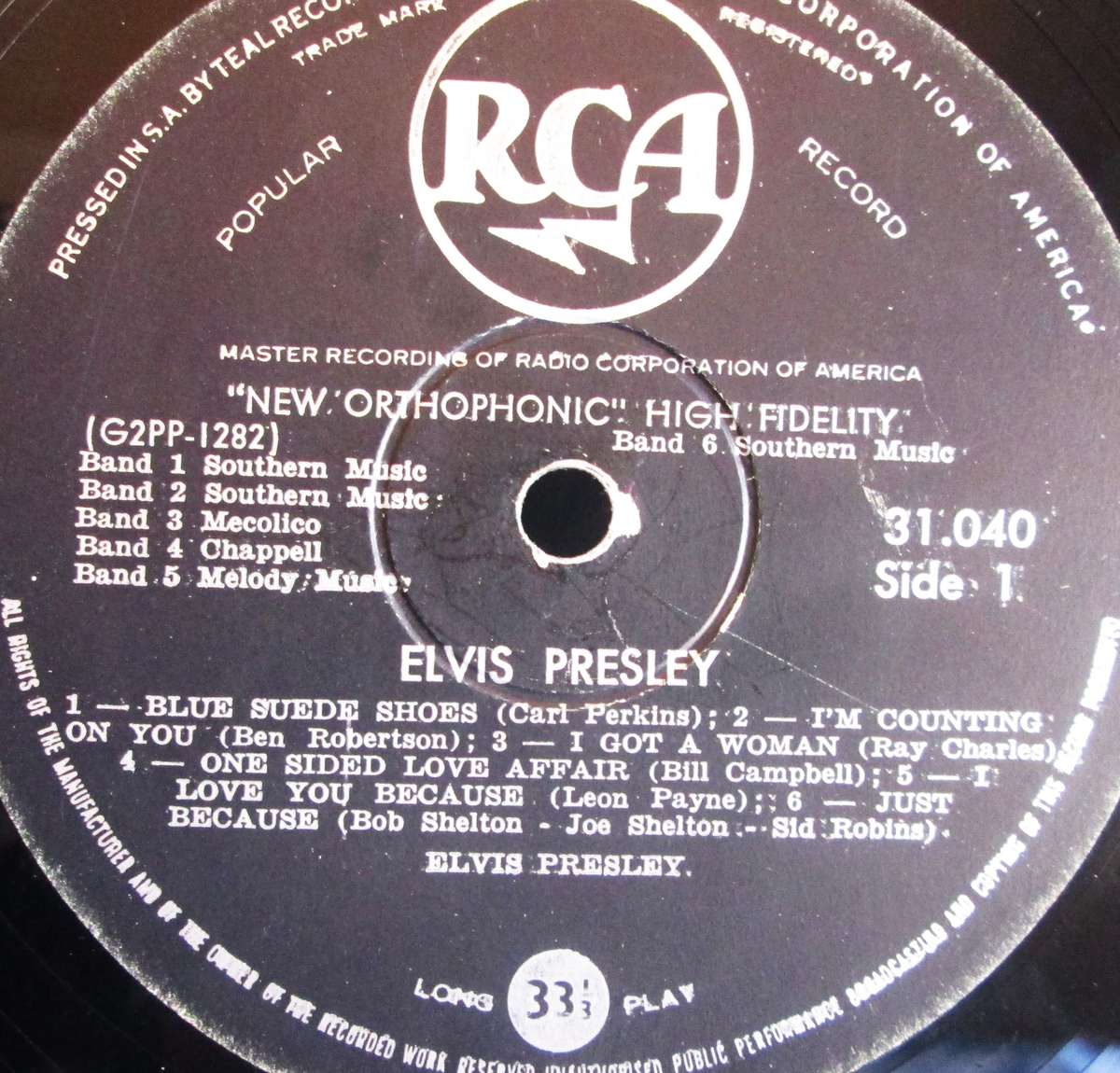 Elvis Presley Popular 31 040