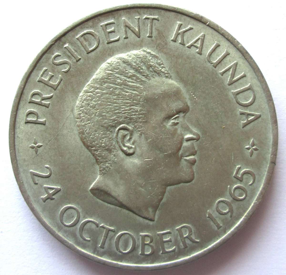 1965 Zambia 5 Shillings