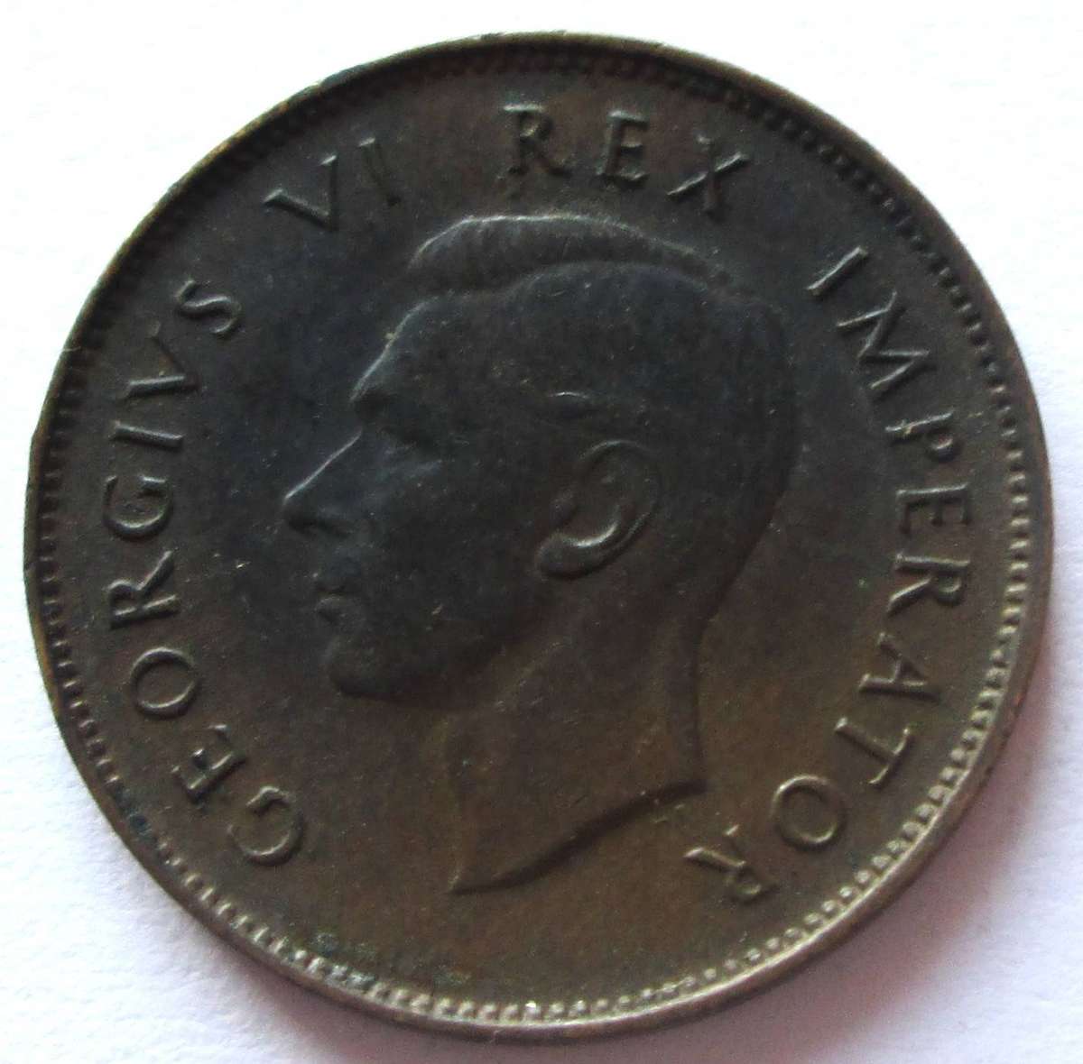 1944 Union of South Africa Quarter Penny