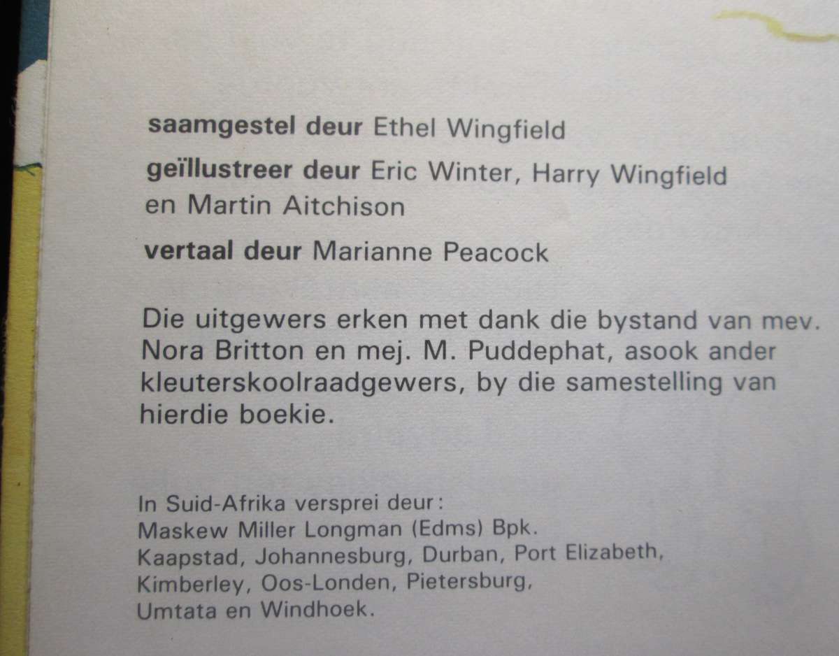 n Geselsboekie by die Huis Slaaptyd en die Strand