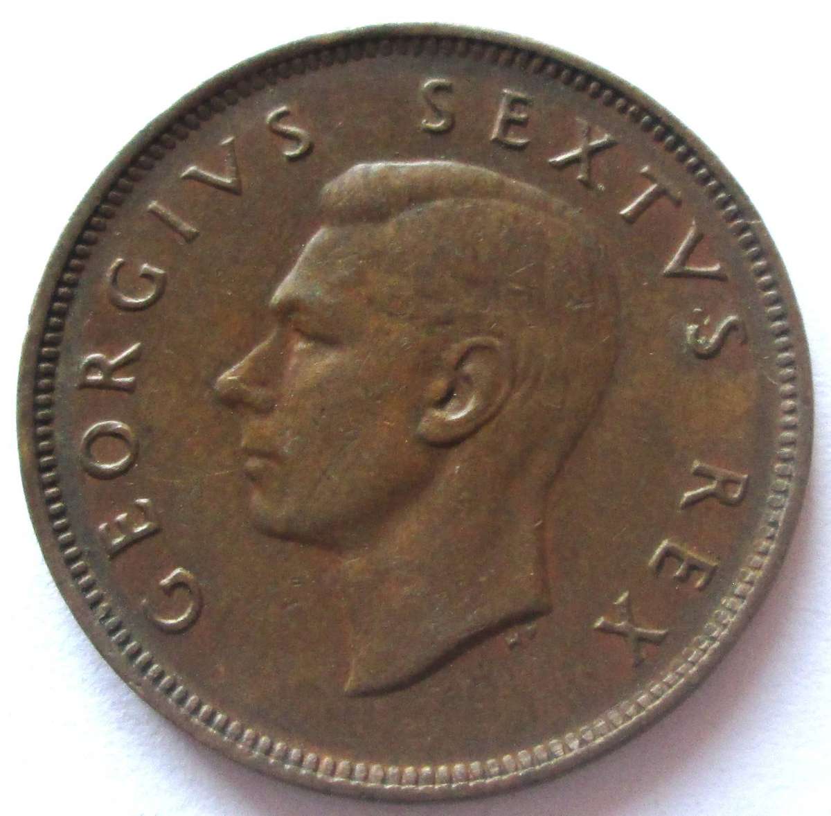1949 Union of South Africa Half Penny