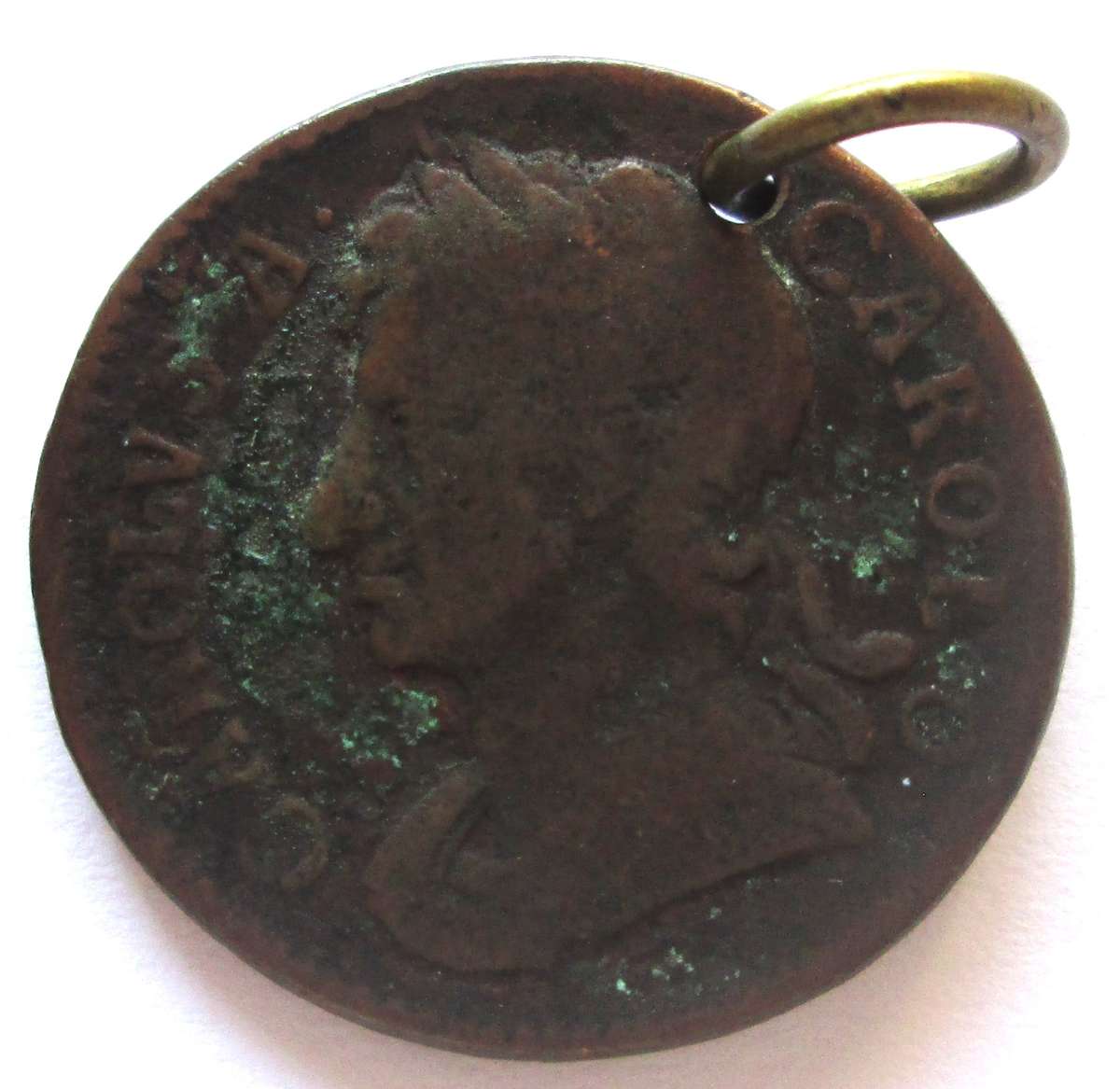 1 Farthing Great Britain 1670s Ancient Coin