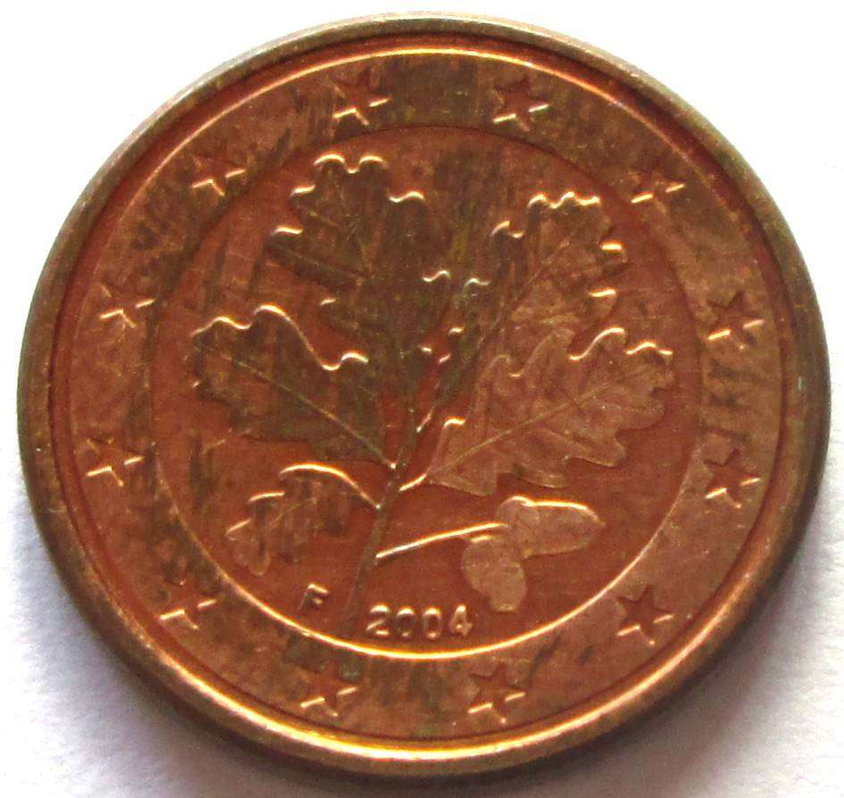 2004 Germany 1 Euro Cent