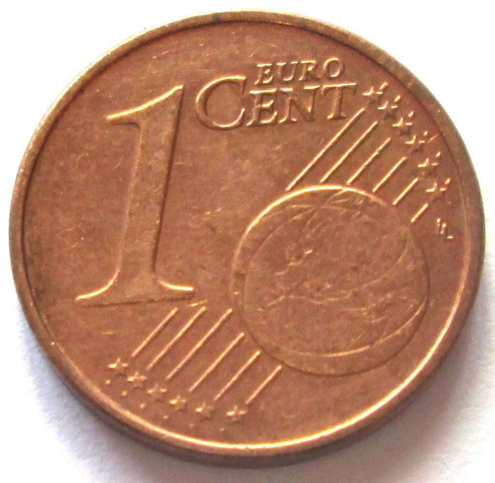 2002 Germany 1 Euro Cent