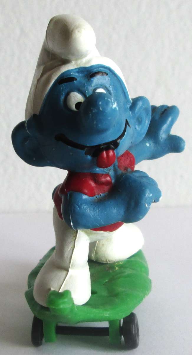 Skateboard Smurf made in West Germany Peyo