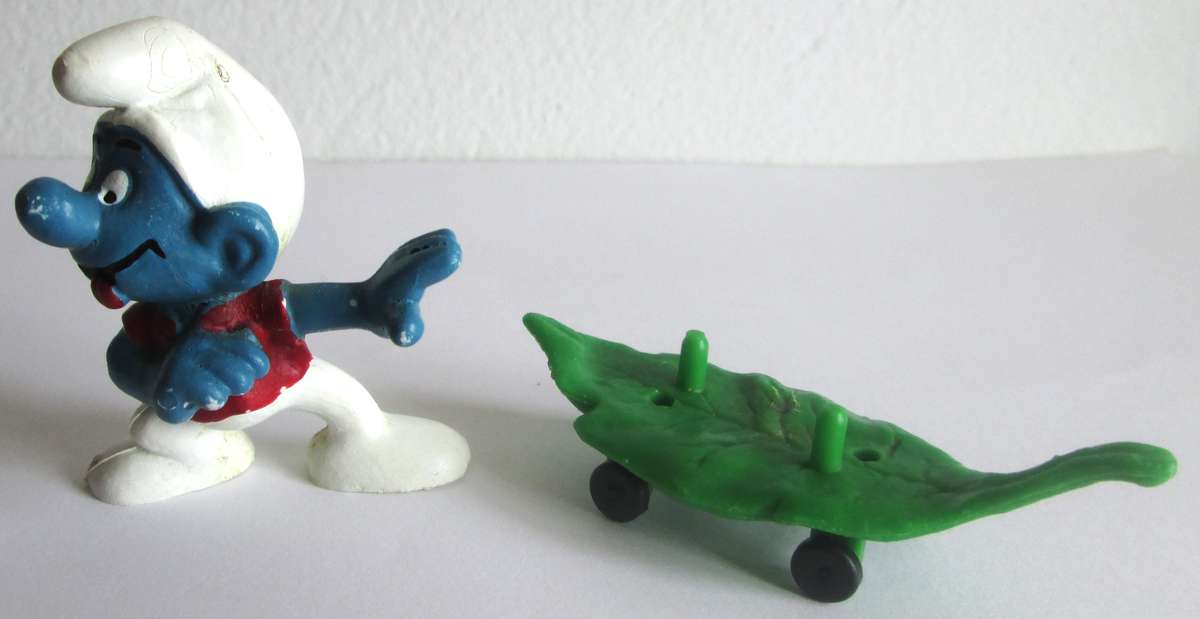Skateboard Smurf made in West Germany Peyo