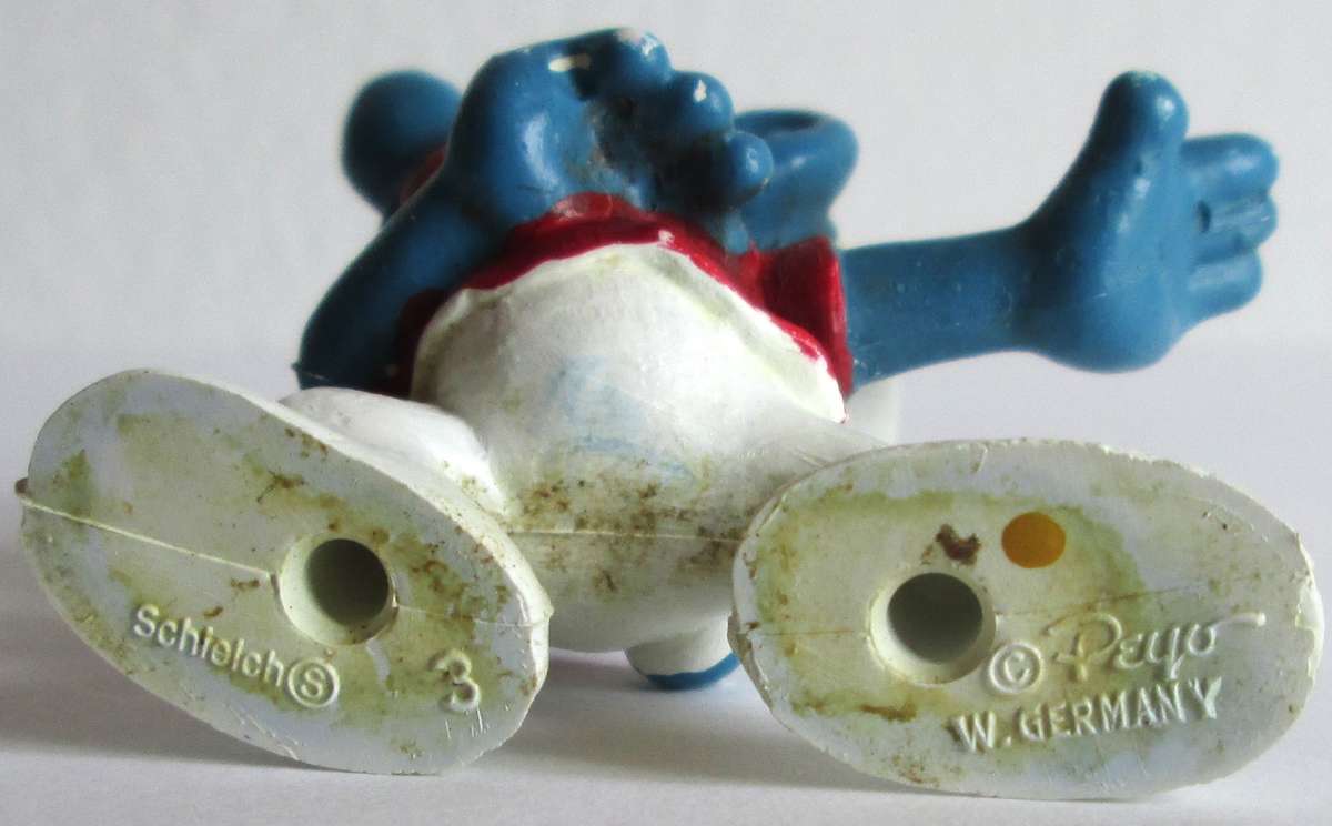 Skateboard Smurf made in West Germany Peyo