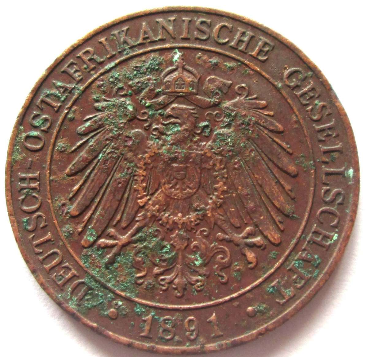 1891 Germany East Africa 1 Pesa