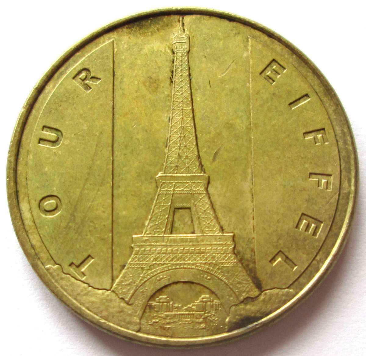 2013 France Tour Eiffel Paris Souvenir Medallion