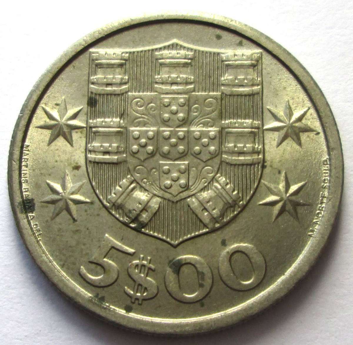 1966 Portugal 5 Escudos