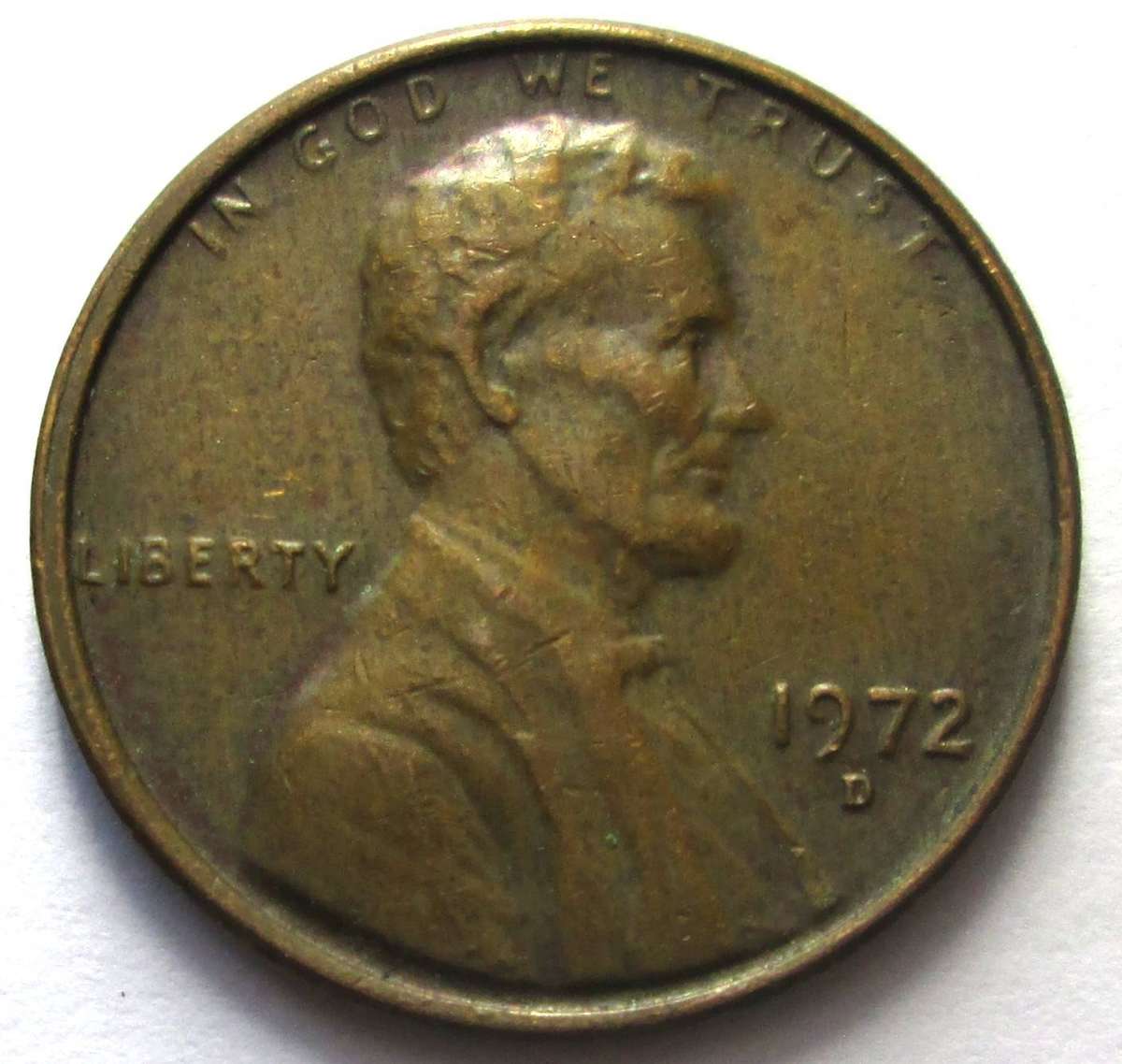 1972 United States of America 1 Cent