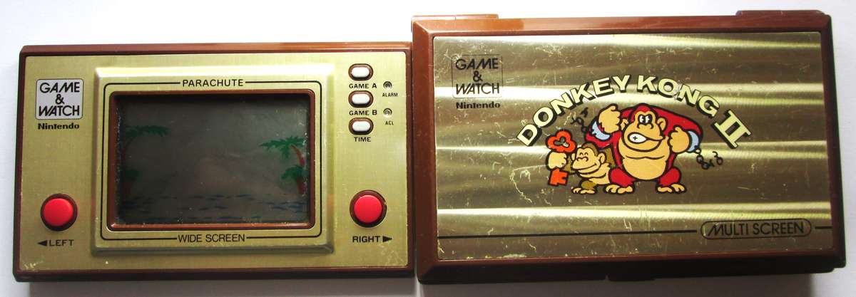 1981 Nintendo Parachute and 1983 Nintendo Dong King Kong II