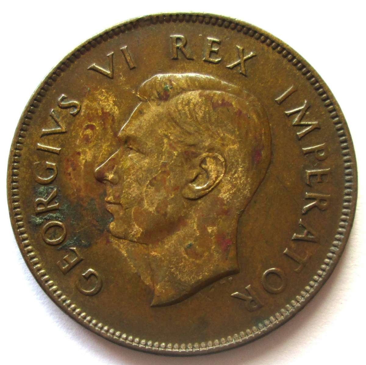1938 Union of South Africa 1 Penny