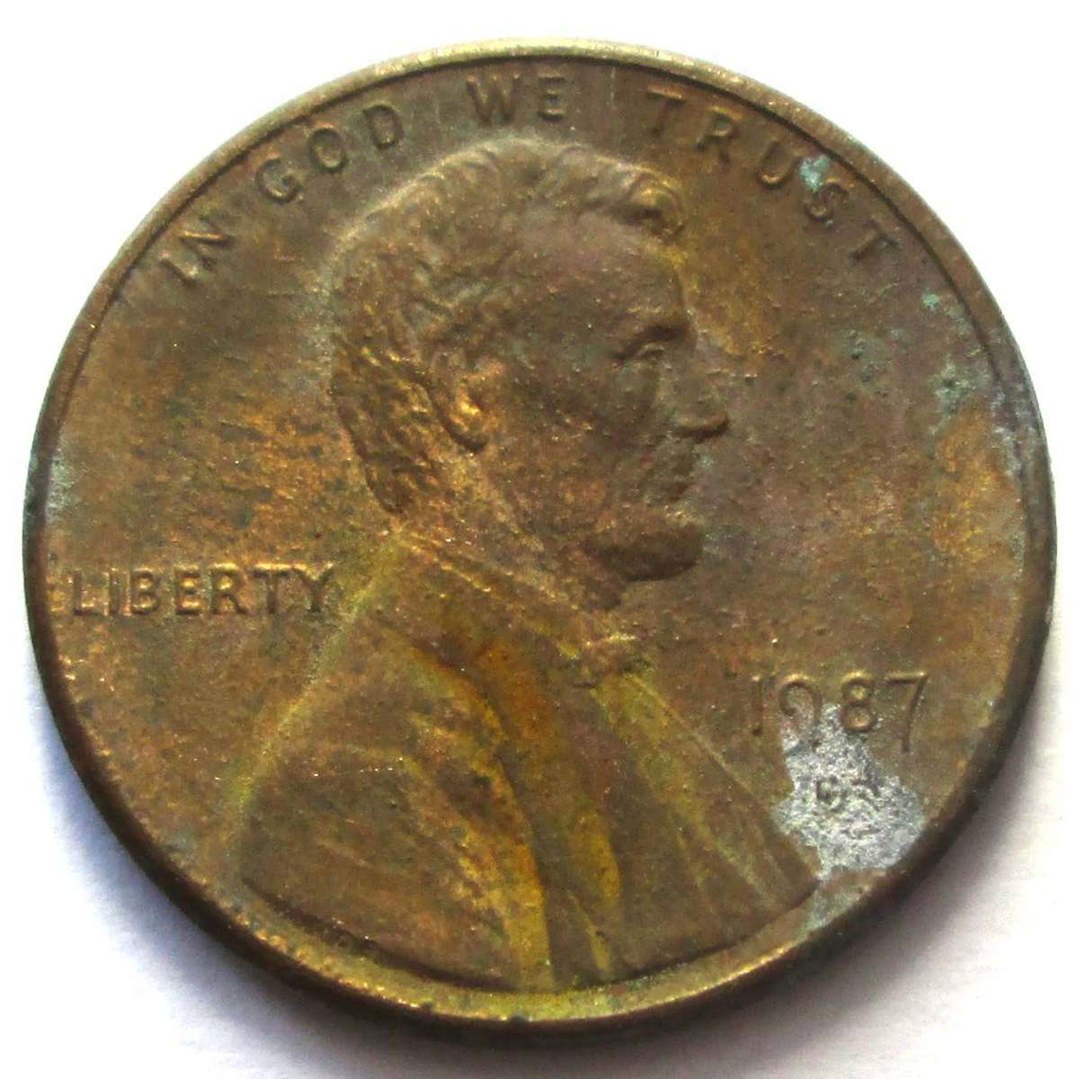1987 United States of America 1 Cent