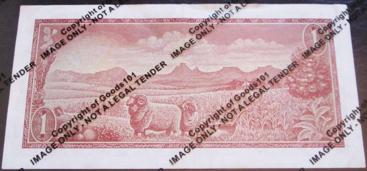 One Rand Republic of South Africa Serial Nr A773 587185
