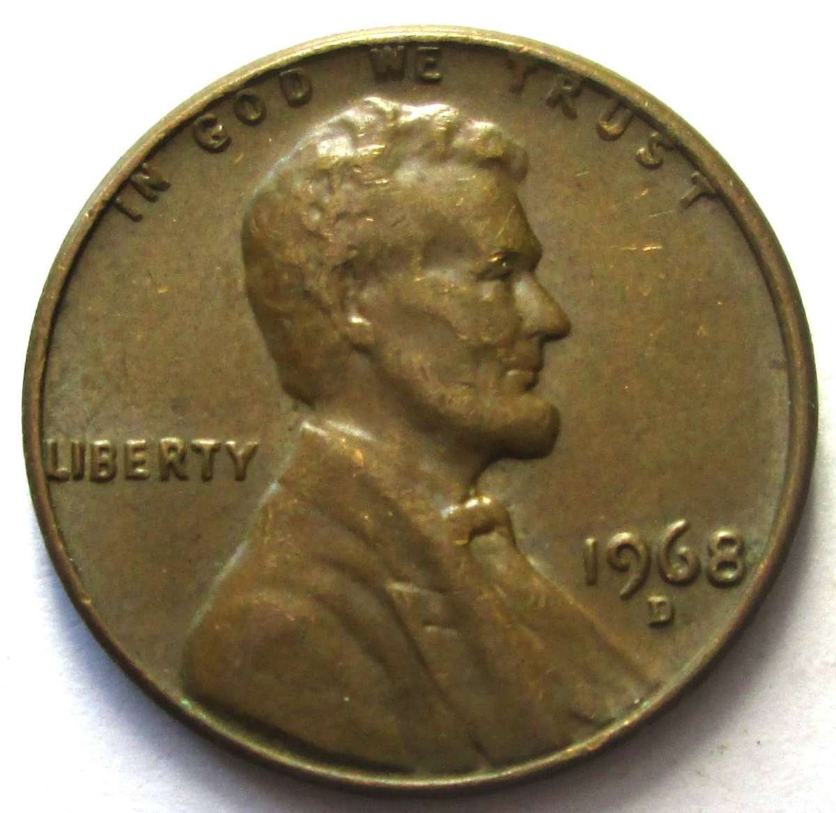 1968 United States of America 1 Cent