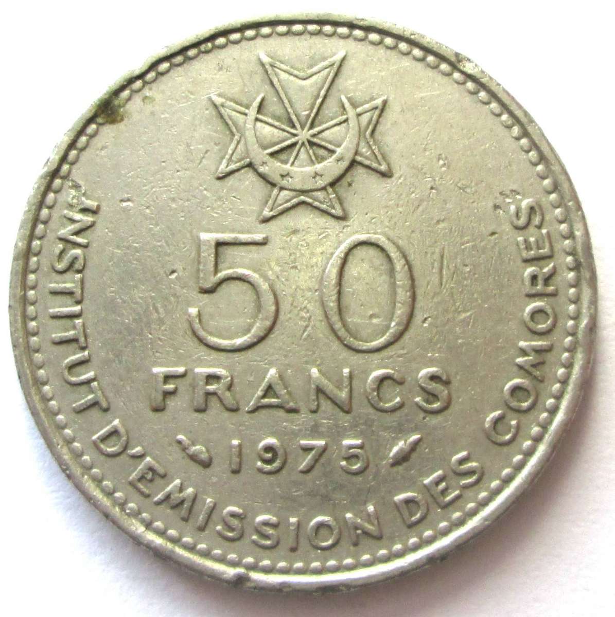 1975 Comores 50 Francs