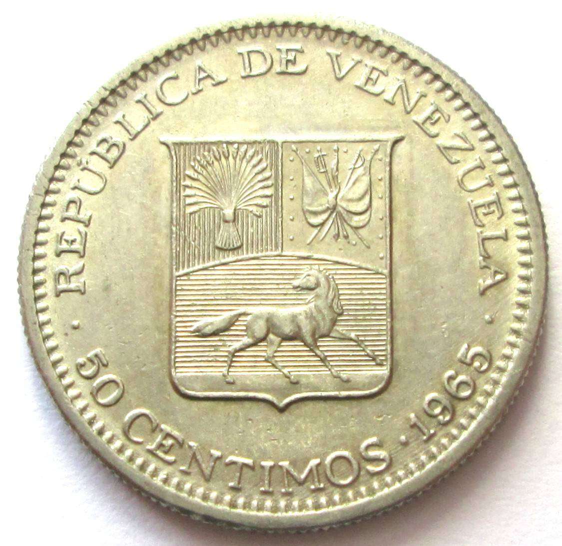 1965 Venezuela 50 Centimos