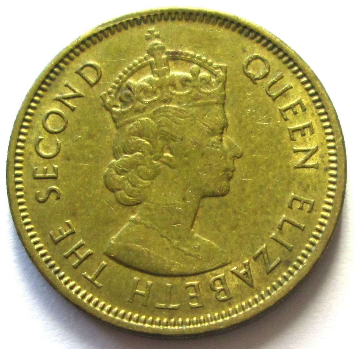 1965 Hong Kong 10 Cents