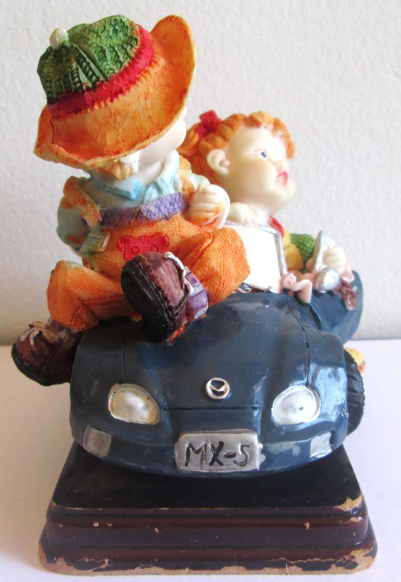 Girl and a Boy Road Trip Ornament