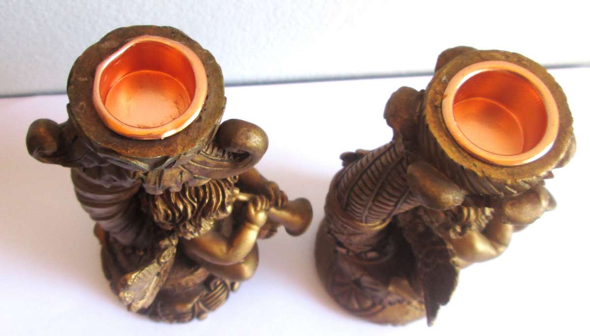 Angel Cupid Candlesticks Ornaments