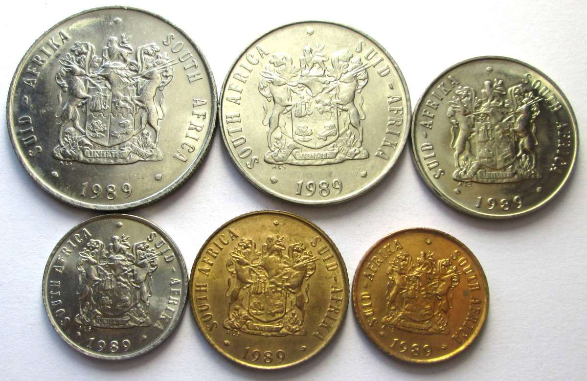 1989 SOUTH AFRICA COINS