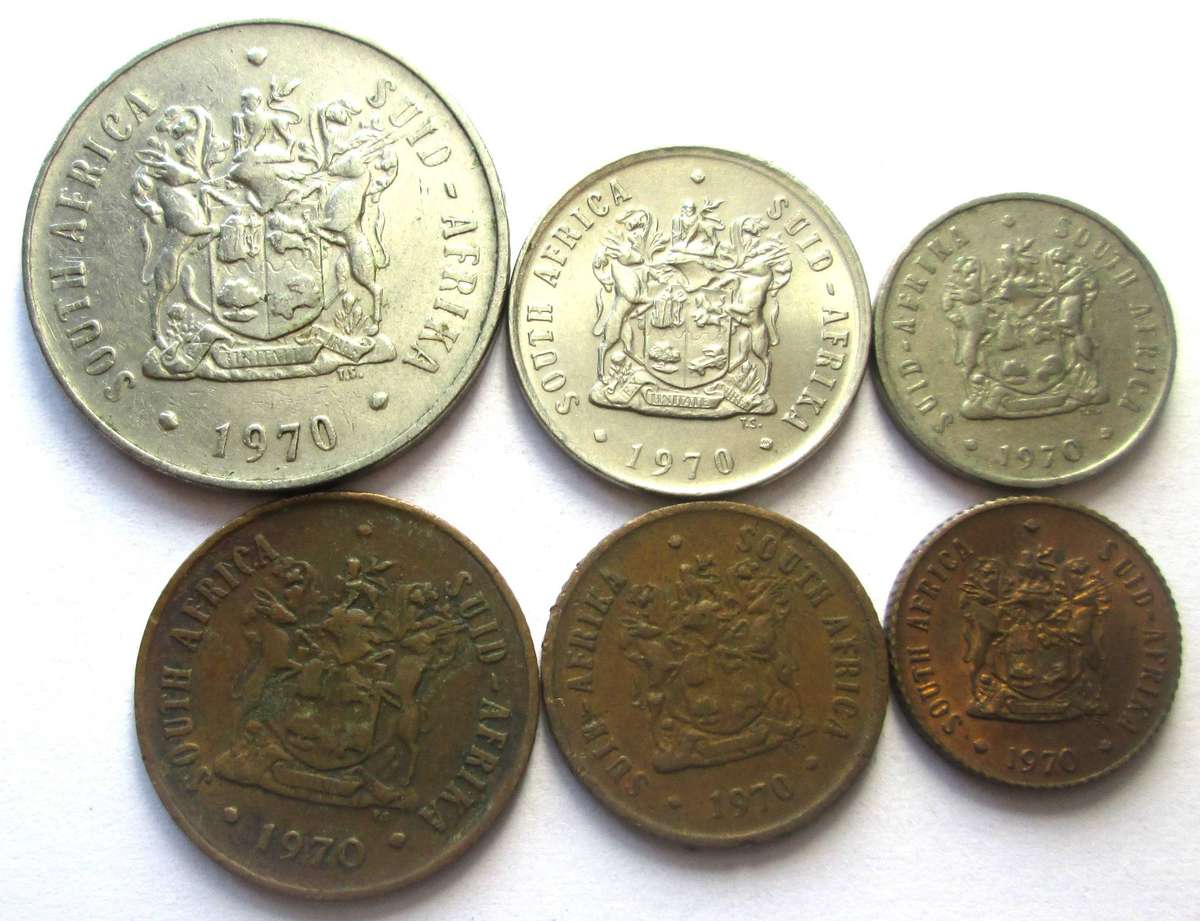 1970 South Africa Coins