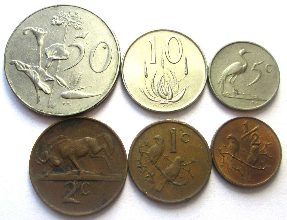 1970 South Africa Coins