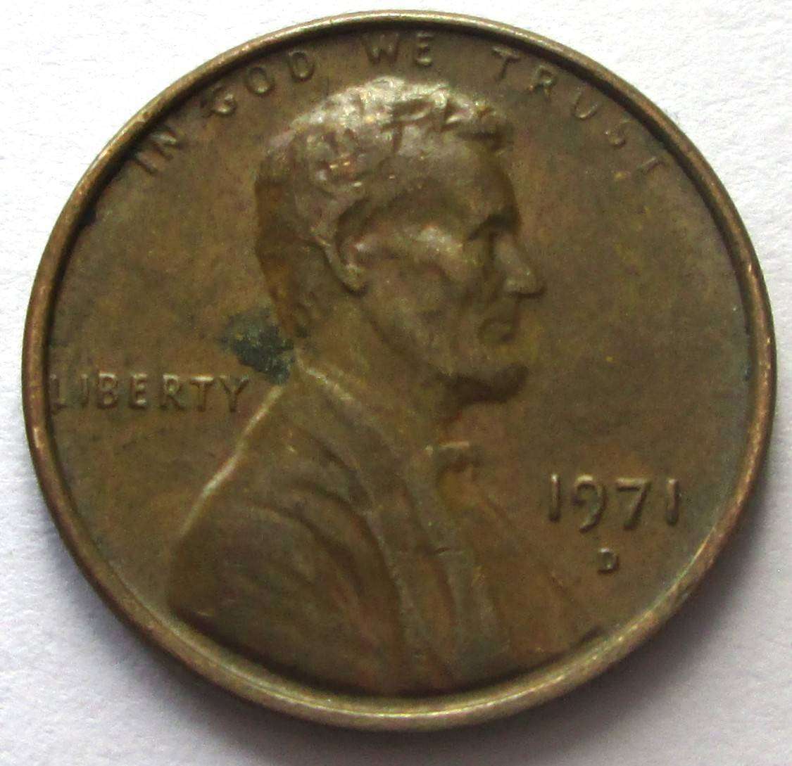 1971 United States of America 1 Cent