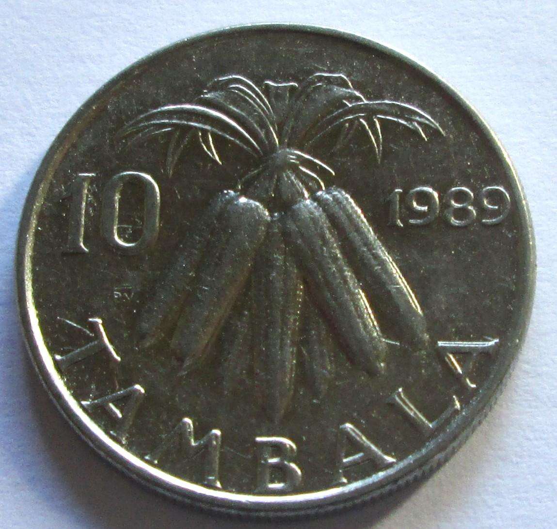 1989 Malawi 10 Tambala