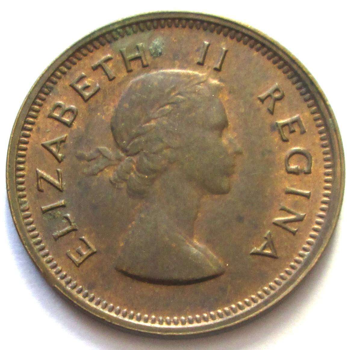 1954 Union of South Africa 1/4 Penny