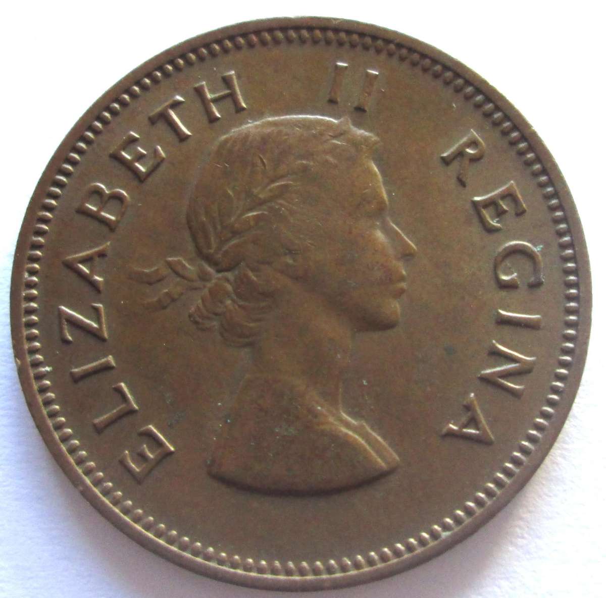 1957 Union of South Africa Half Penny
