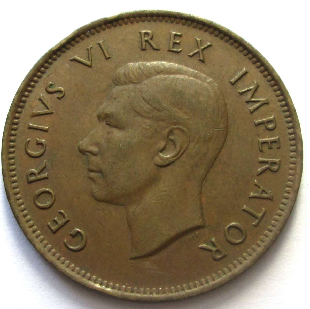 1940 Union of South Africa Half Penny