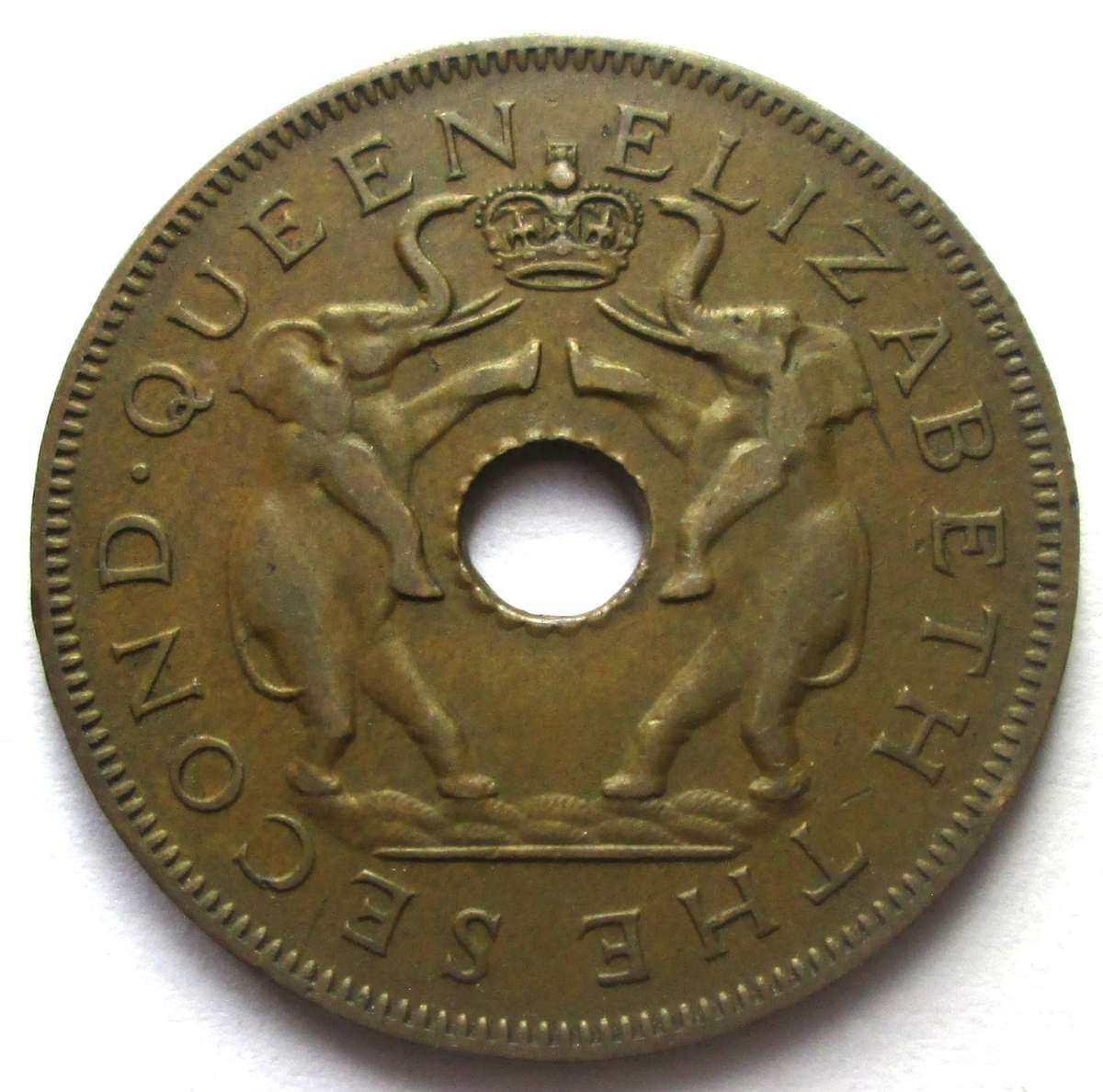1957 Rhodesia and Nyasaland 1 Penny