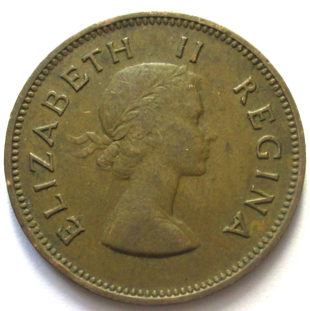 1956 Union of South Africa Half Penny