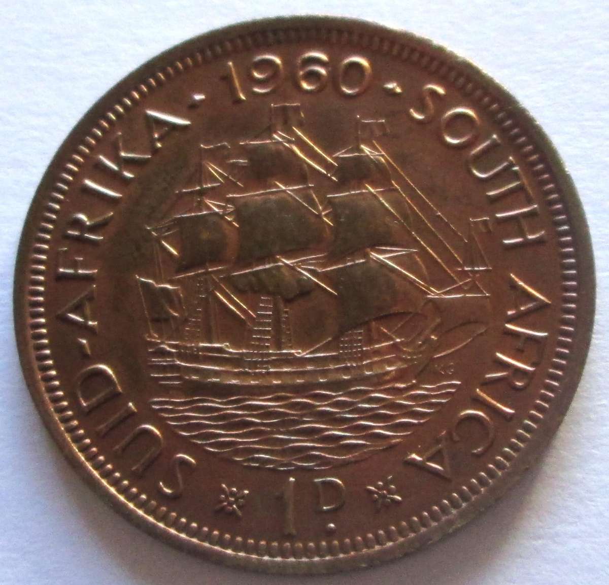 1960 Union of South Africa 1 Penny