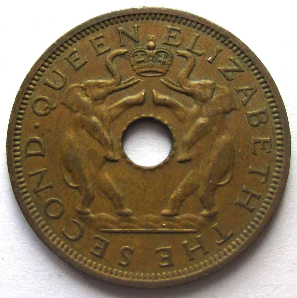 1962 Rhodesia and Nyasaland 1 Penny