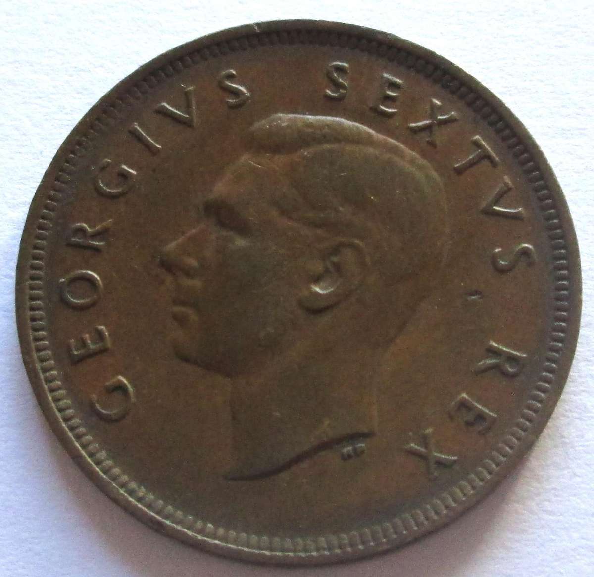 1951 Union of South Africa 1 Penny