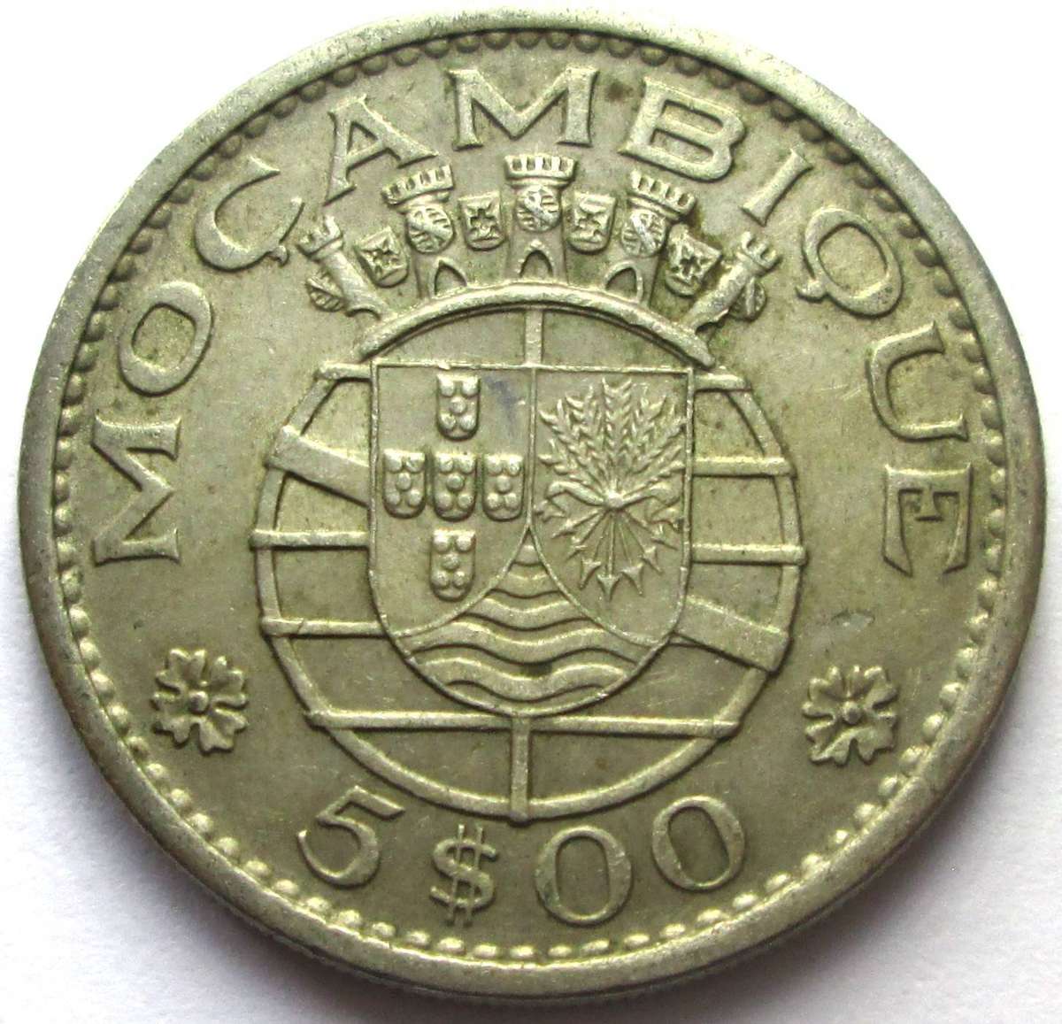 1971 Mozambique 5 Escudos