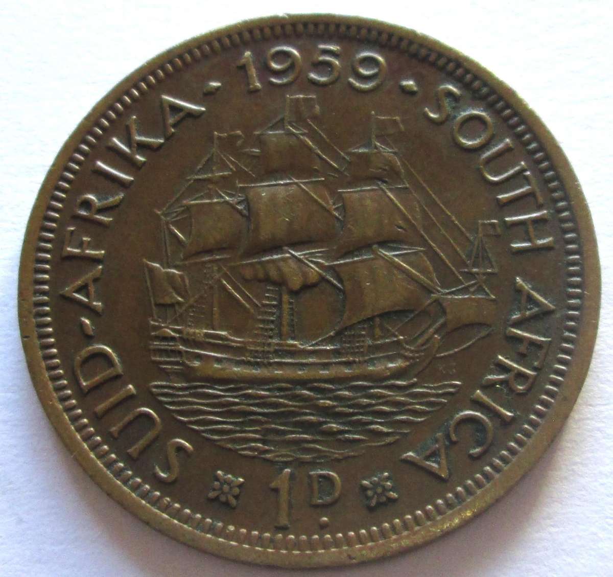 1959 Union of South Africa 1 Penny