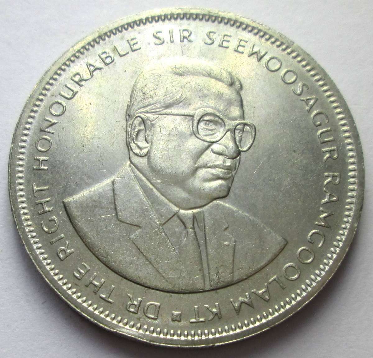 1987 Mauritius 5 Rupees