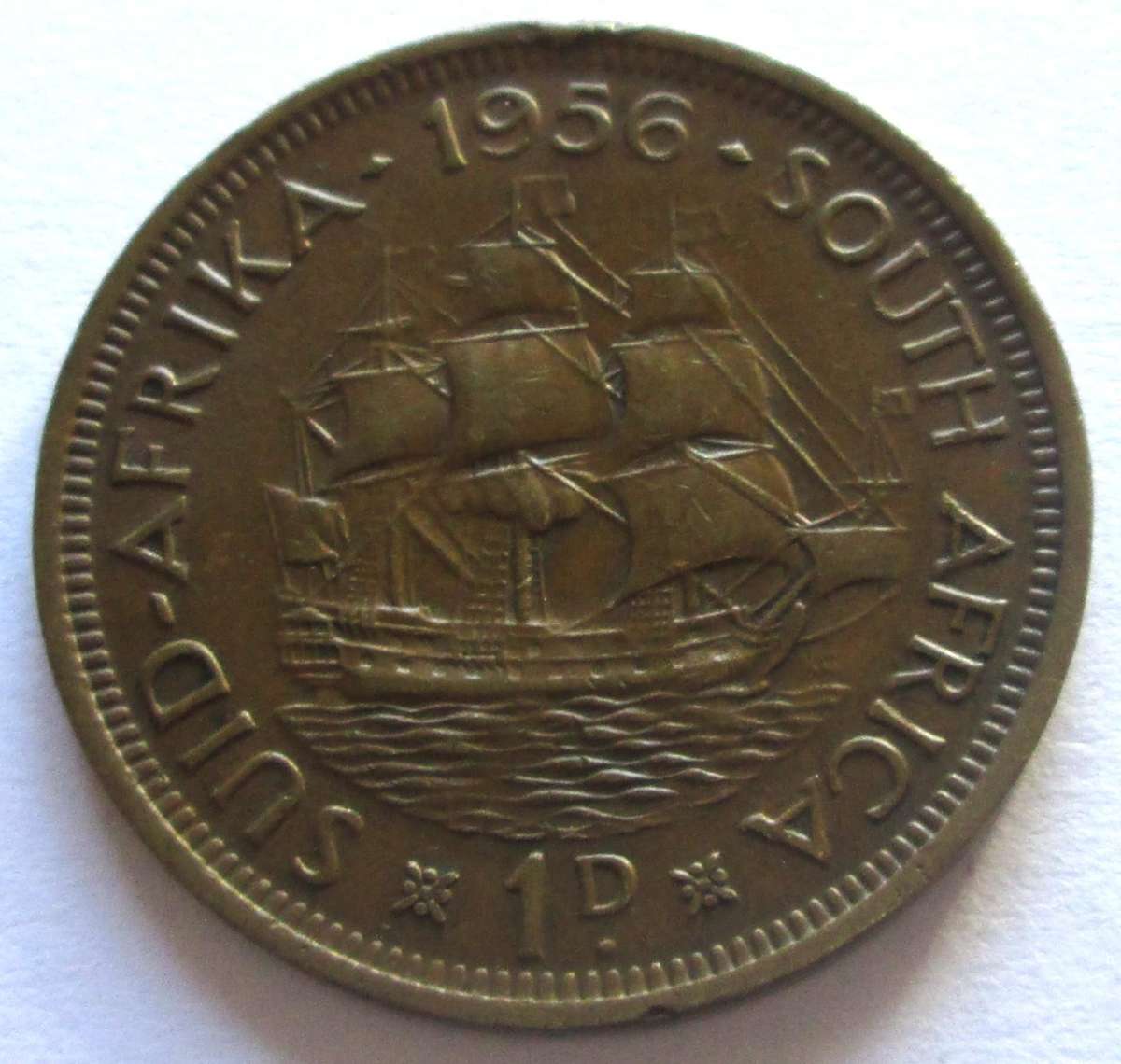 1956 Union of South Africa 1 Penny