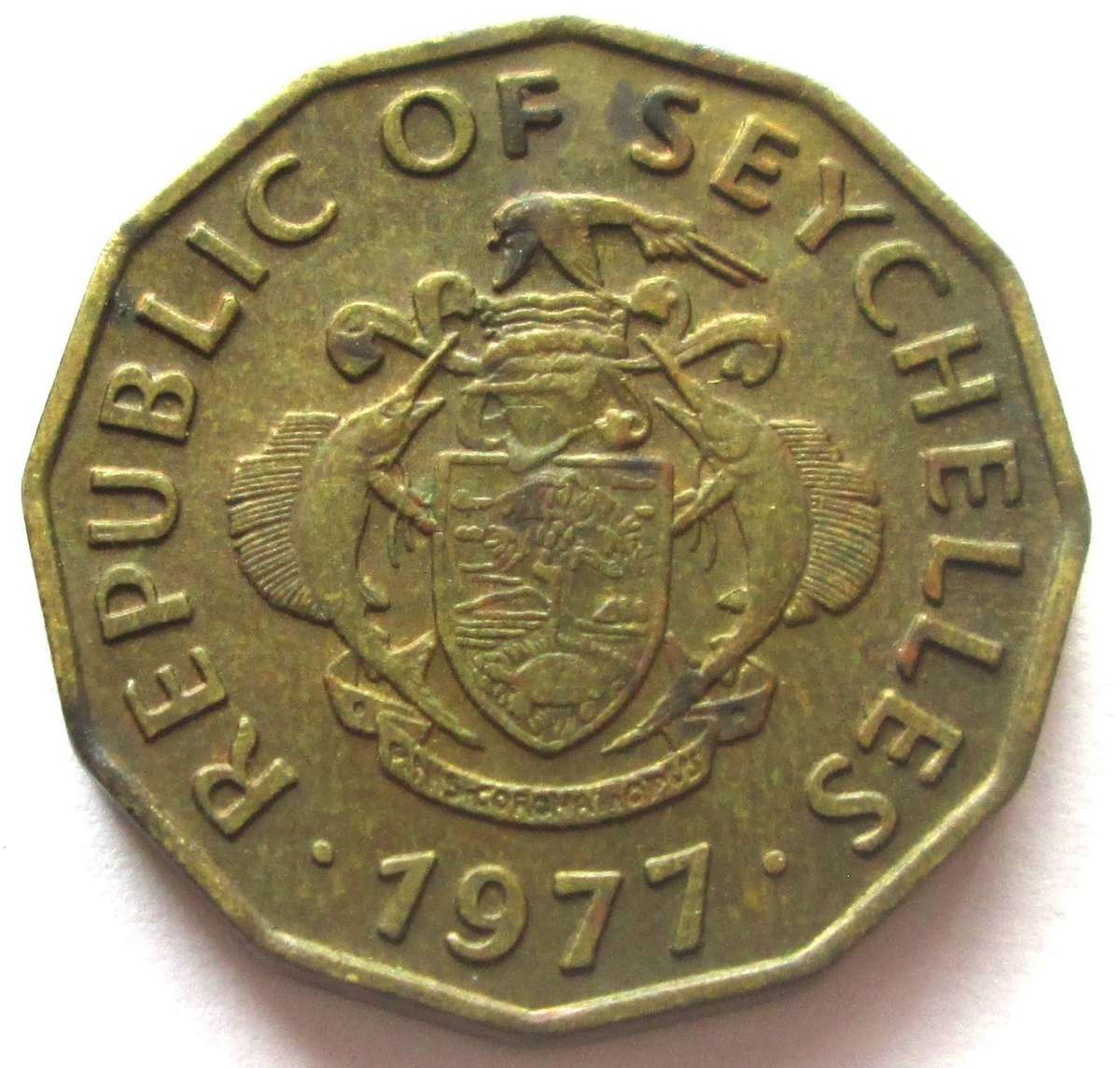 1977 Seychelles 10 Cents Commemorative