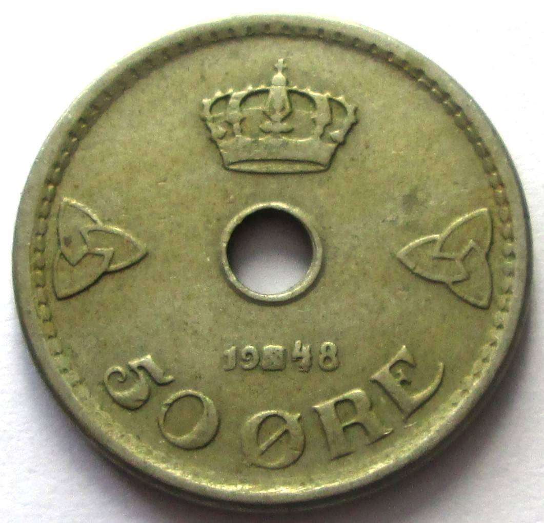 1948 Norway 50 Ore